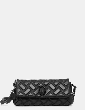 Кожаная сумочка Kurt Geiger London, черный