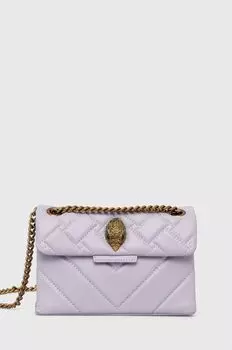 Кожаная сумочка Kurt Geiger London, фиолетовый