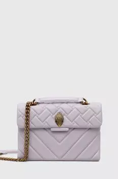 Кожаная сумочка Kurt Geiger London, фиолетовый