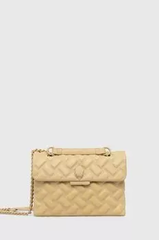 Кожаная сумочка Kurt Geiger London, желтый