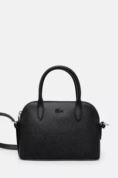Кожаная сумочка Lacoste, черный