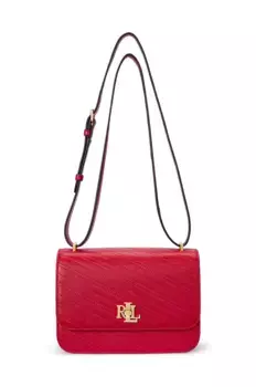 Кожаная сумочка Lauren Ralph Lauren, красный