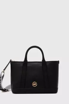 Кожаная сумочка MICHAEL Michael Kors, черный