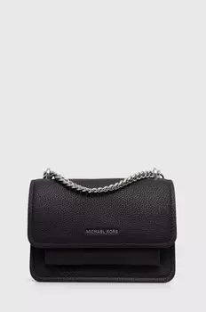 Кожаная сумочка Michael Michael Kors, черный