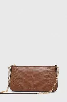 Кожаная сумочка MICHAEL Michael Kors, коричневый