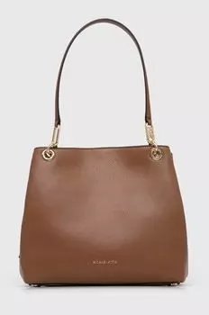 Кожаная сумочка MICHAEL Michael Kors, коричневый