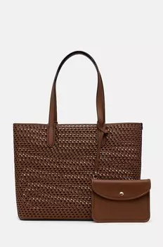 Кожаная сумочка MICHAEL Michael Kors, коричневый