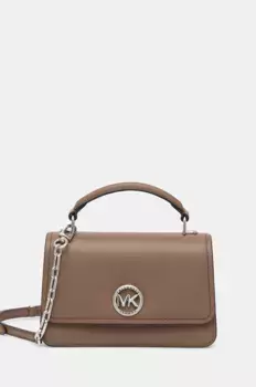Кожаная сумочка MICHAEL Michael Kors, коричневый