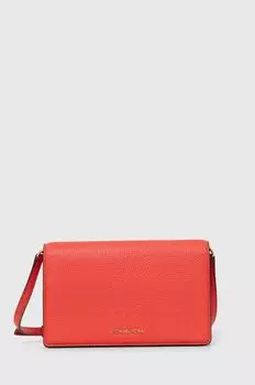 Кожаная сумочка MICHAEL Michael Kors, оранжевый