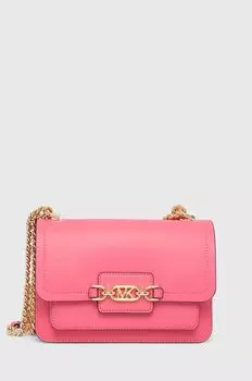 Кожаная сумочка MICHAEL Michael Kors, розовый