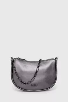 Кожаная сумочка Michael Michael Kors, серебро