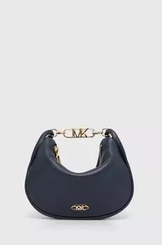 Кожаная сумочка MICHAEL Michael Kors, темно-синий
