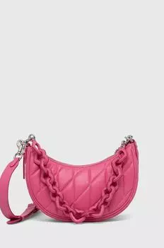 Кожаная сумочка Мира Coach, розовый