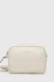 Кожаная сумочка Patrizia Pepe, бежевый