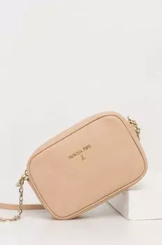 Кожаная сумочка Patrizia Pepe, бежевый