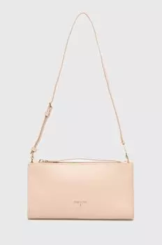 Кожаная сумочка Patrizia Pepe, бежевый