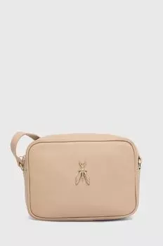 Кожаная сумочка Patrizia Pepe, бежевый