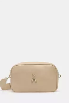 Кожаная сумочка Patrizia Pepe, бежевый