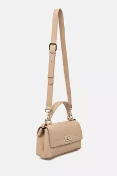 Кожаная сумочка Patrizia Pepe, бежевый
