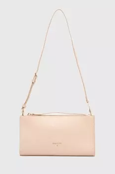 Кожаная сумочка Patrizia Pepe, бежевый