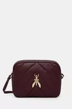 Кожаная сумочка Patrizia Pepe, бордовый