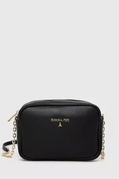 Кожаная сумочка Patrizia Pepe, черный