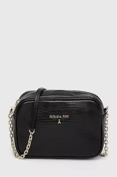 Кожаная сумочка Patrizia Pepe, черный