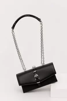 Кожаная сумочка Patrizia Pepe, черный