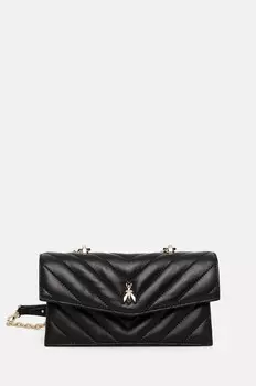 Кожаная сумочка Patrizia Pepe, черный