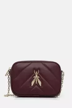 Кожаная сумочка Patrizia Pepe, фиолетовый