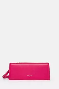 Кожаная сумочка Patrizia Pepe, фиолетовый