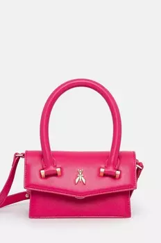 Кожаная сумочка Patrizia Pepe, фиолетовый