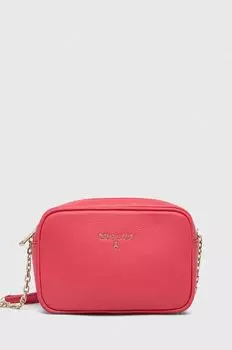 Кожаная сумочка Patrizia Pepe, розовый