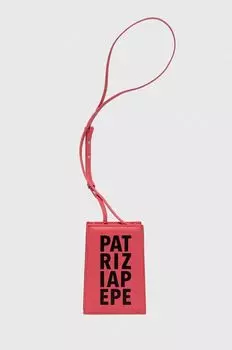 Кожаная сумочка Patrizia Pepe, розовый