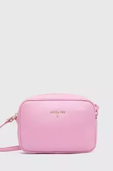 Кожаная сумочка Patrizia Pepe, розовый