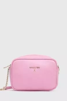 Кожаная сумочка Patrizia Pepe, розовый