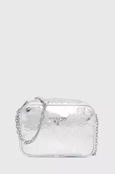 Кожаная сумочка Patrizia Pepe, серебряный