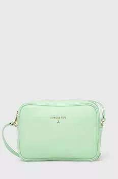 Кожаная сумочка Patrizia Pepe, зеленый