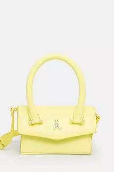 Кожаная сумочка Patrizia Pepe, желтый