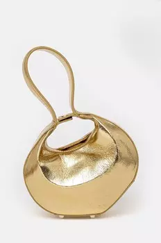 Кожаная сумочка Patrizia Pepe, золотой