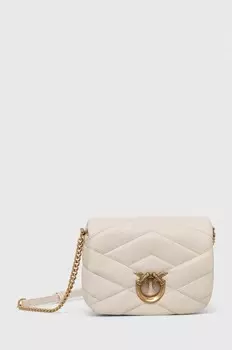 Кожаная сумочка Pinko, белый
