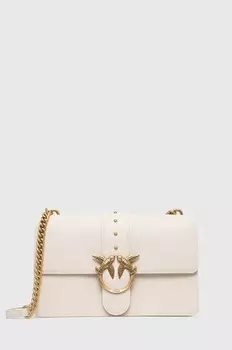 Кожаная сумочка Pinko, белый