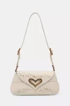 Кожаная сумочка Pinko, белый