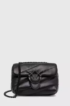 Кожаная сумочка Pinko, черный
