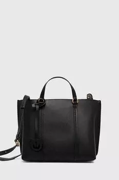 Кожаная сумочка Pinko, черный