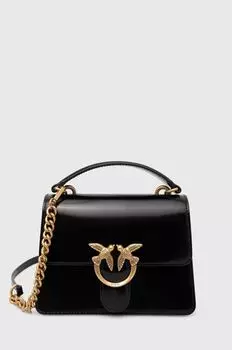 Кожаная сумочка Pinko, черный