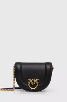 Кожаная сумочка Pinko, черный