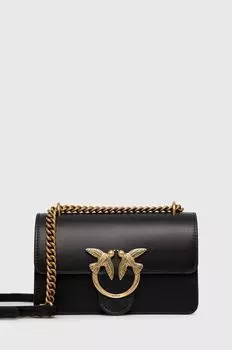 Кожаная сумочка Pinko, черный