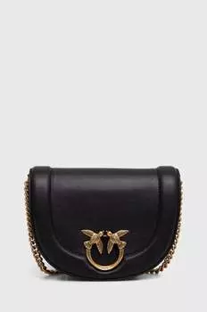 Кожаная сумочка Pinko, черный