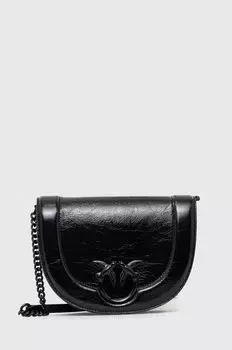 Кожаная сумочка Pinko, черный